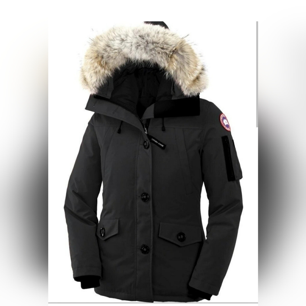 Canada Goose Black Ski Jacket with Fur Hood